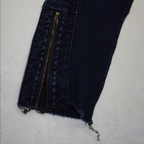 RAG & BONE Dark Wash Cropped Skinny Jeans - Picture 2 of 3